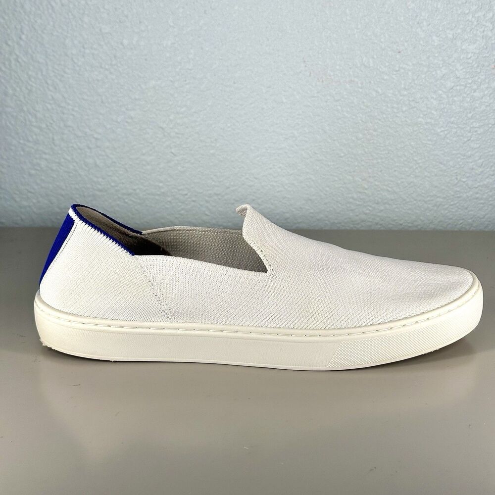 Rothy's The Original Slip On Sneaker White Loafers Womens Size 10 Shoes - Picture 9 of 16